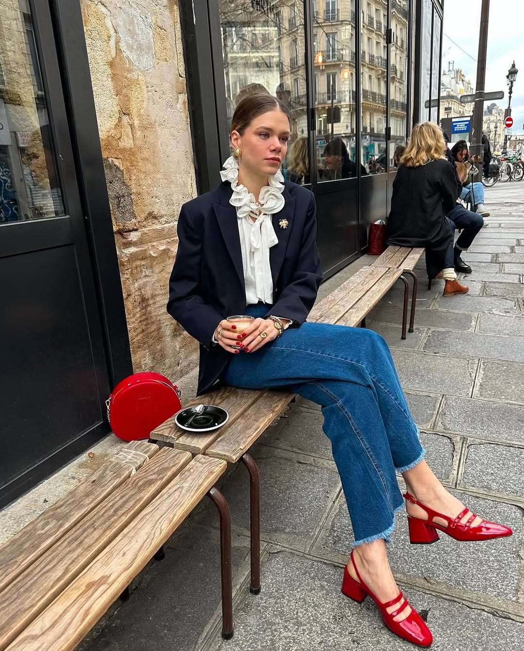 Ideias de looks com camisa com gola maxi