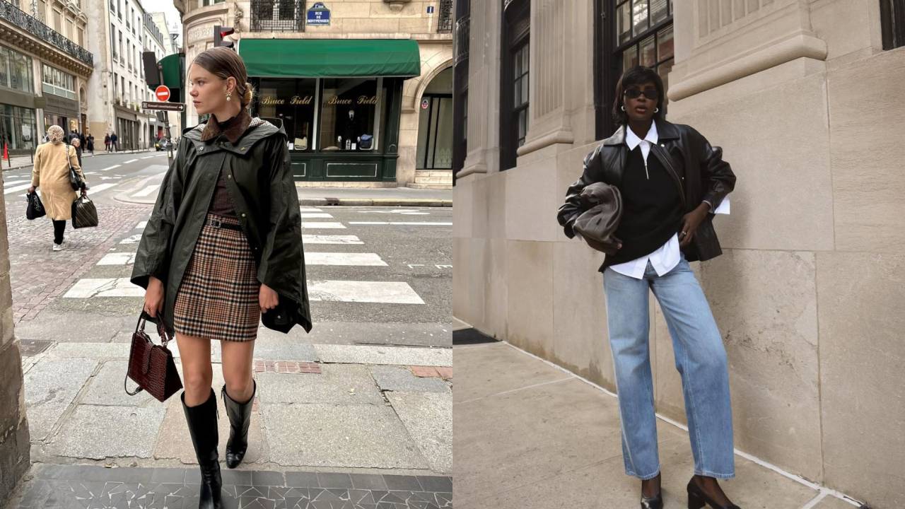 Ideias de looks com jaqueta de couro preta para o inverno