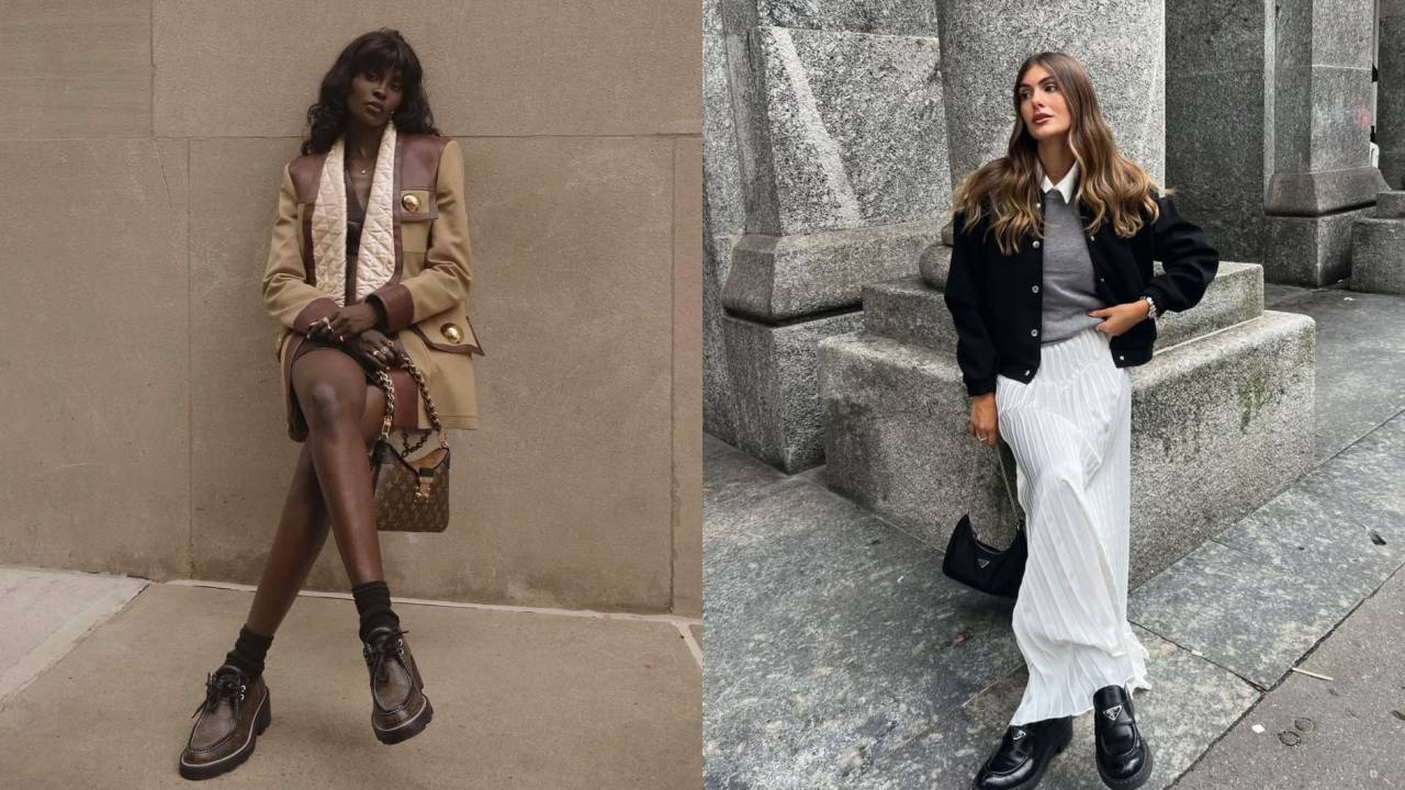 Looks com mocassim tratorado