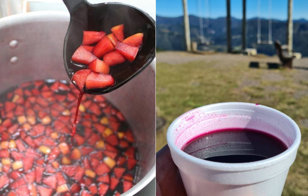 Vinho quente leva maçã no preparo
