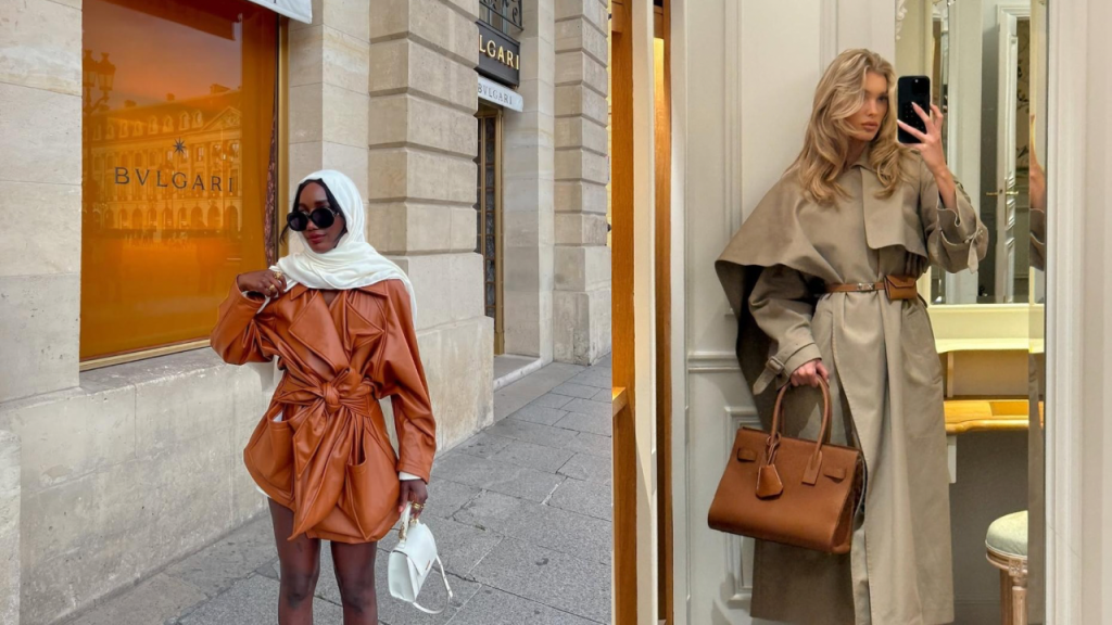 tendências-de-inverno – 3 Imagem de mulheres com roupas volumosas no inverno