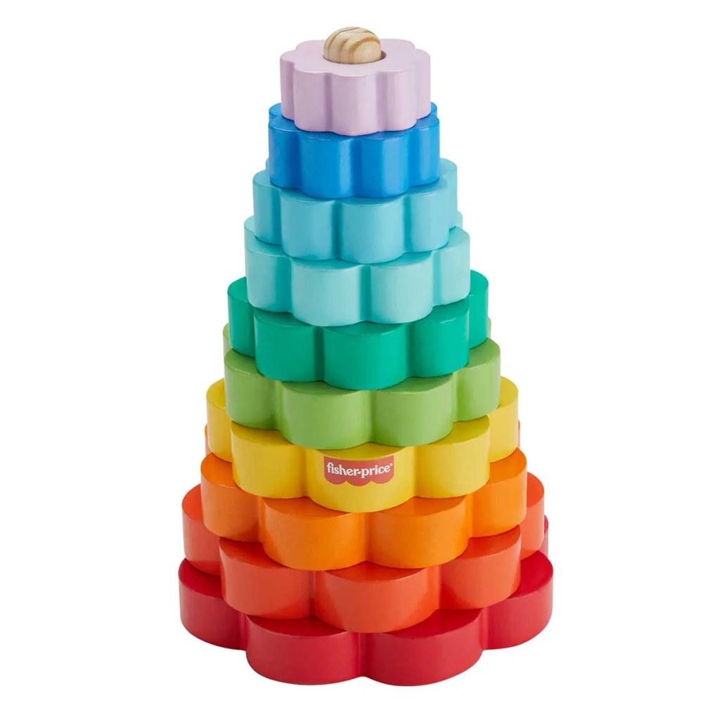 Anéis Empilháveis ​​de Madeira Fisher Price