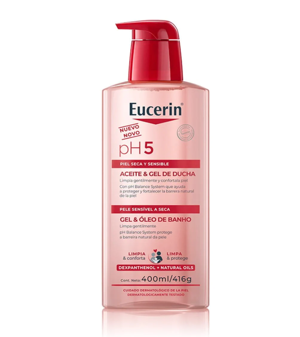 Gel e Óleo de Banho, de Eucerin