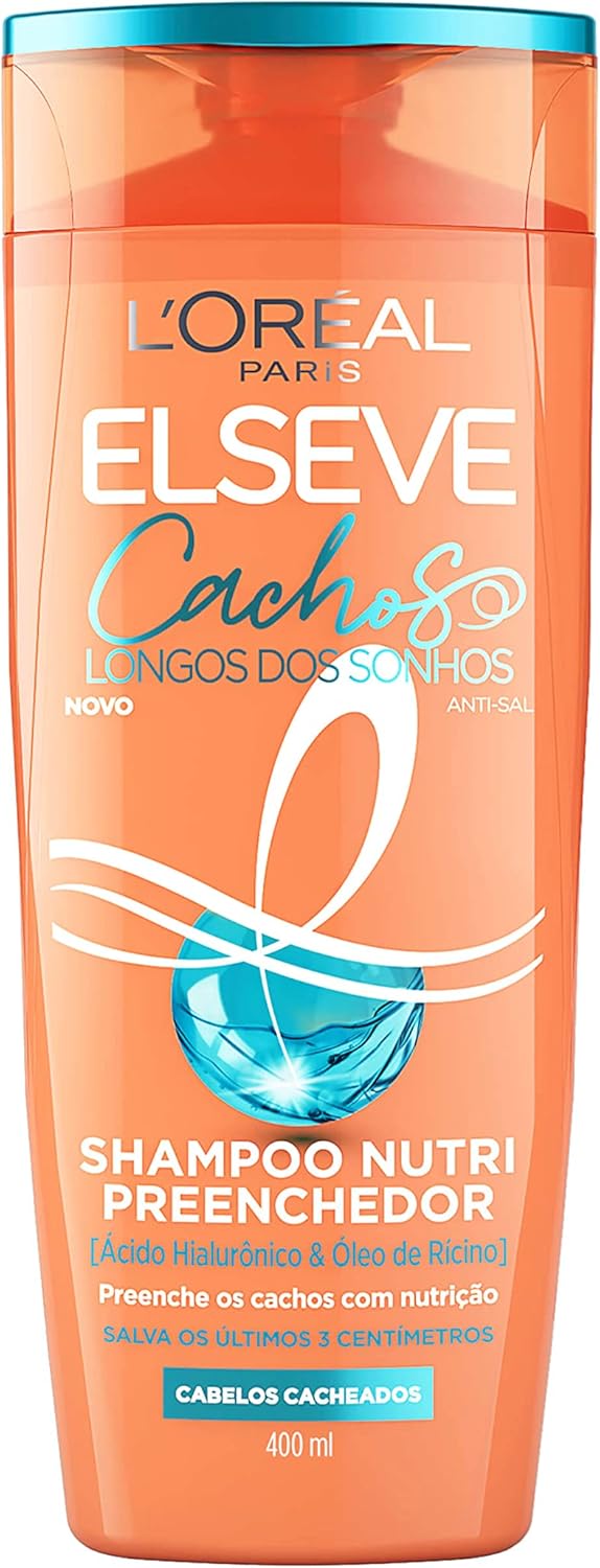 Imagem de shampoo baratinho para cabelos cacheados em embalagem laranja