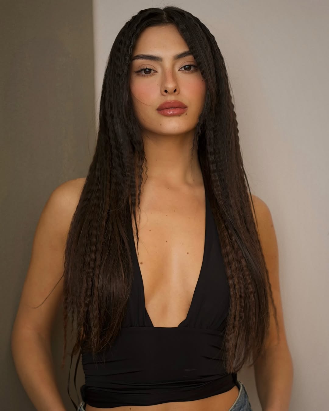 Ideias de cabelo liso com luzes