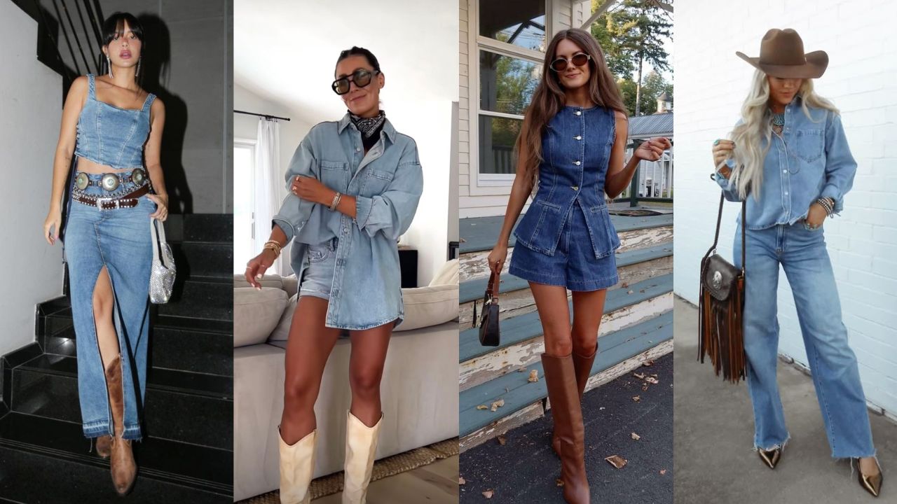 look para rodeios com jeans