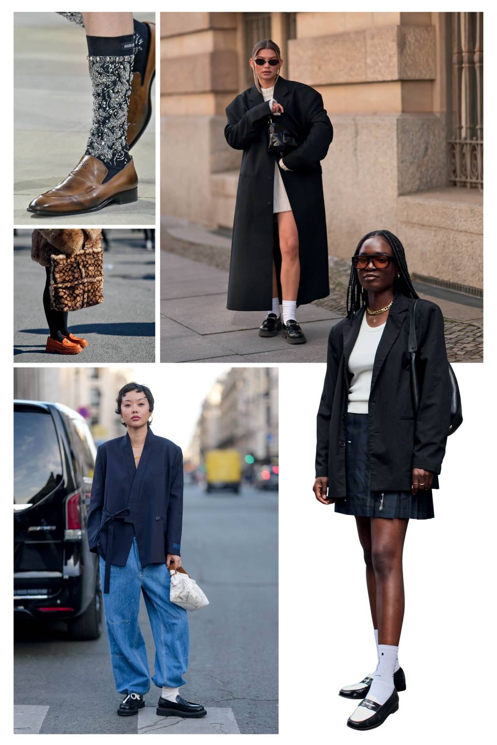 mocassim-com-meia-tendencia-inverno-2025 Mocassim com meia está dominando os looks de inverno