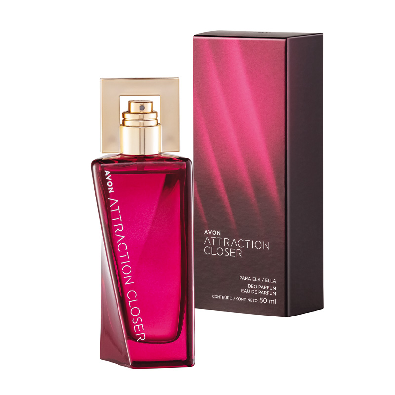 ttraction Closer, traz duas fragrâncias para ele e para ela intimamente conectadas, através do acorde compartilhado ""pele com pele"", que remete a sensação delicada do toque.