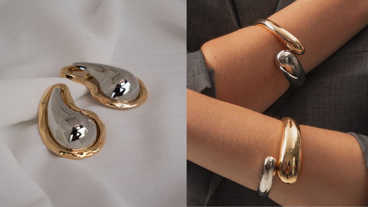 Equilibre tons, texturas e estilos da pe&ccedil;a na hora de misturar os acess&oacute;rios.