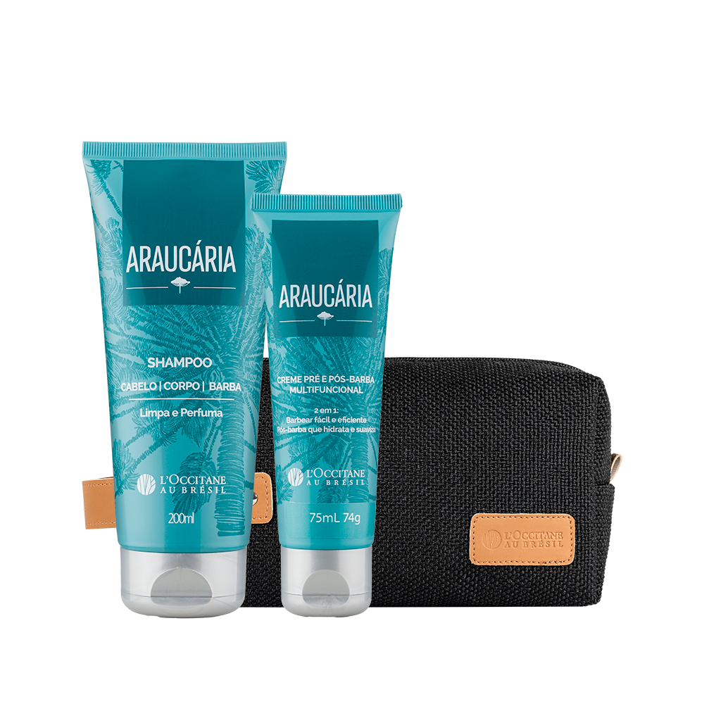 Shampoo e creme de barbear