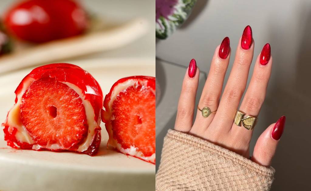 Unhas Morango do Amor: 5 ideias delicadas para copiar já!