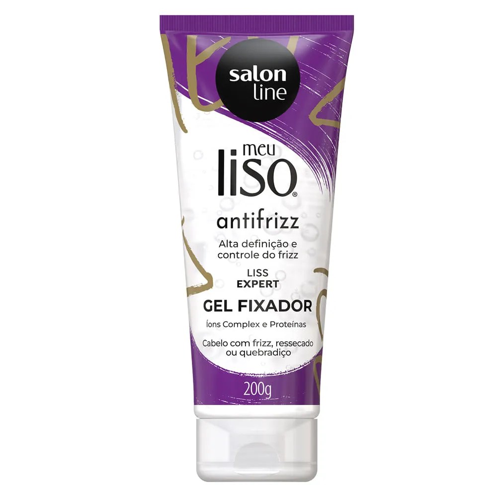 Gel fixador para cabelo liso da Lolla