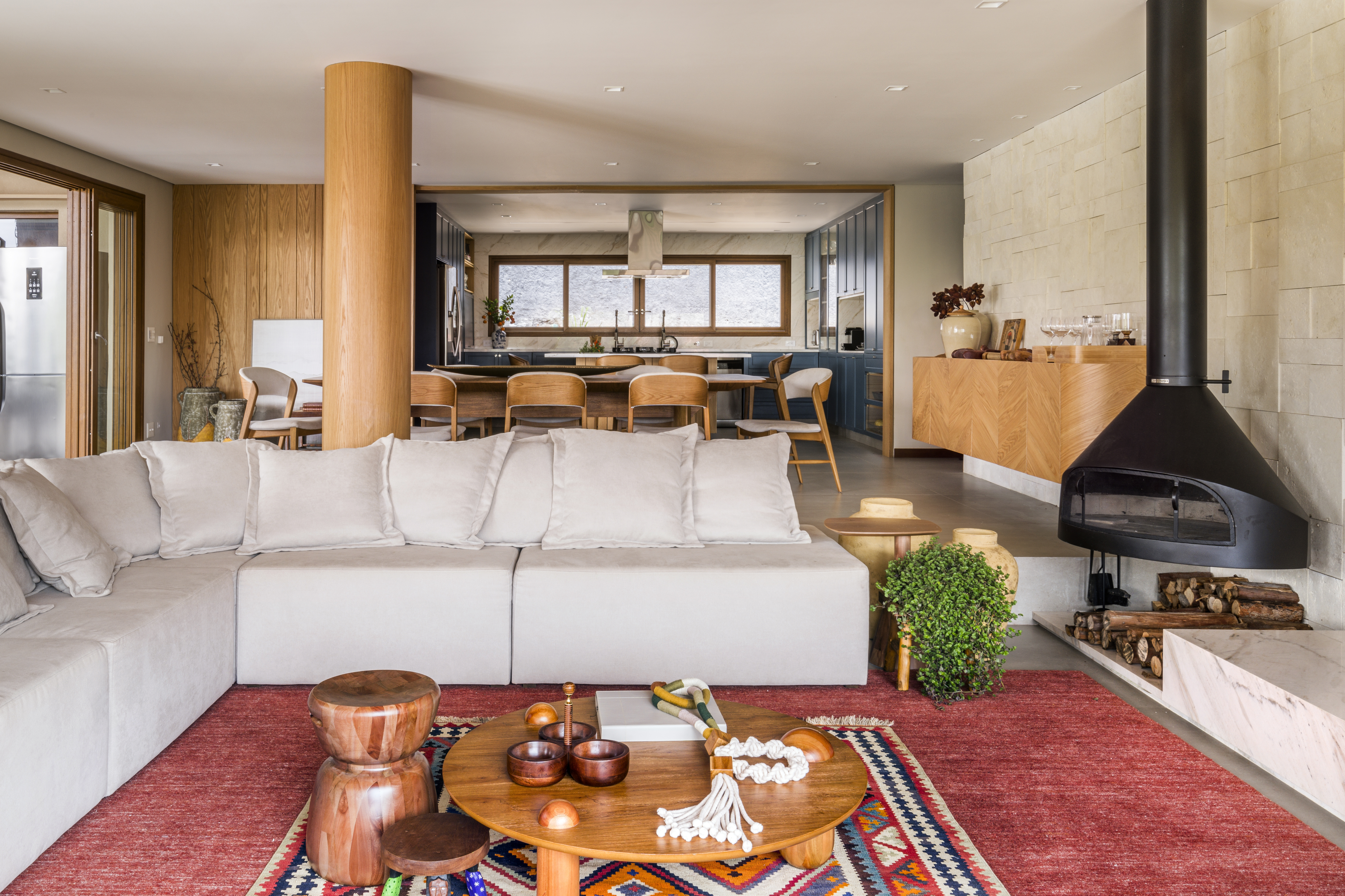 sala de estar confort&aacute;vel para receber