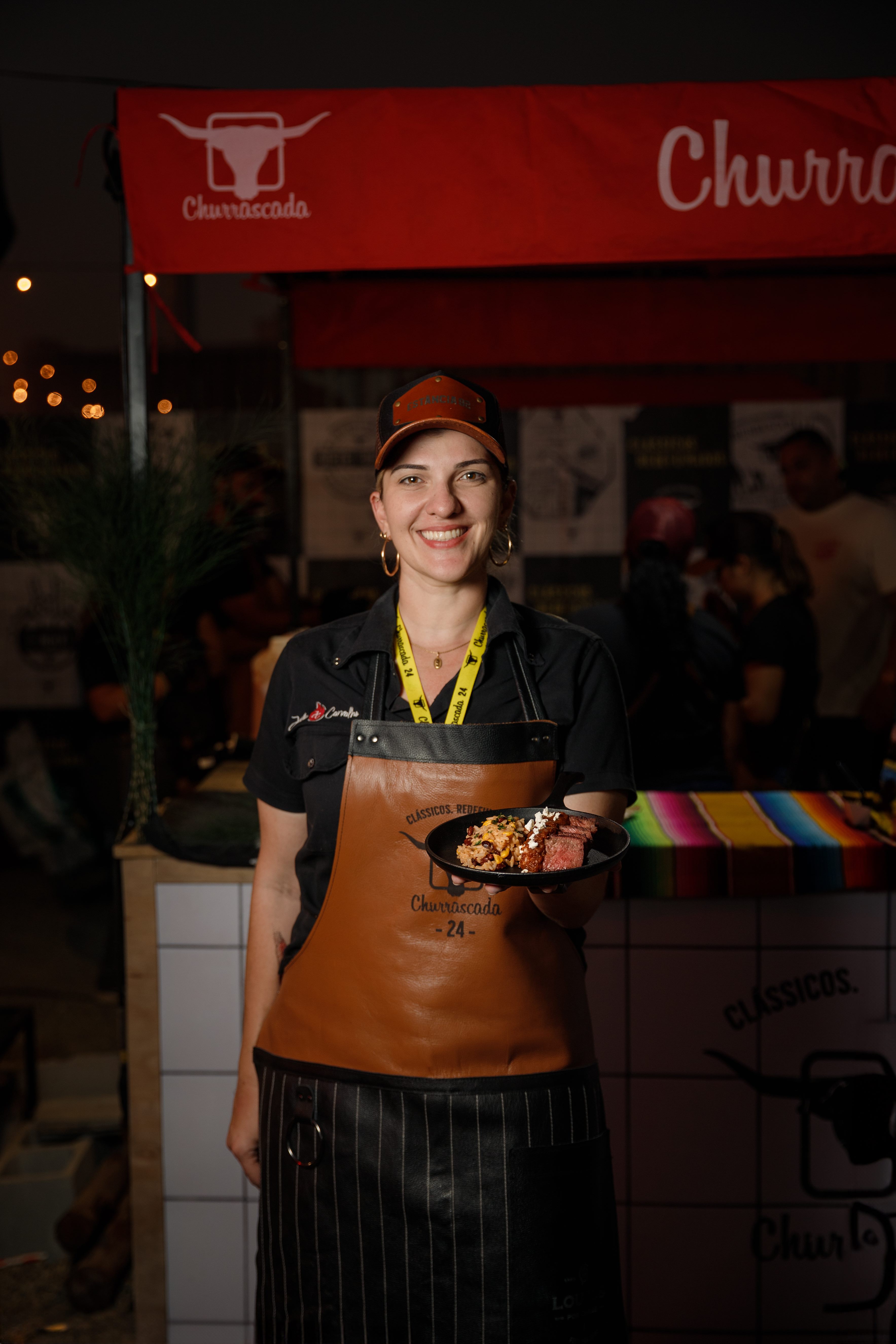 Mulheres chefs de cozinha especialistas em carne