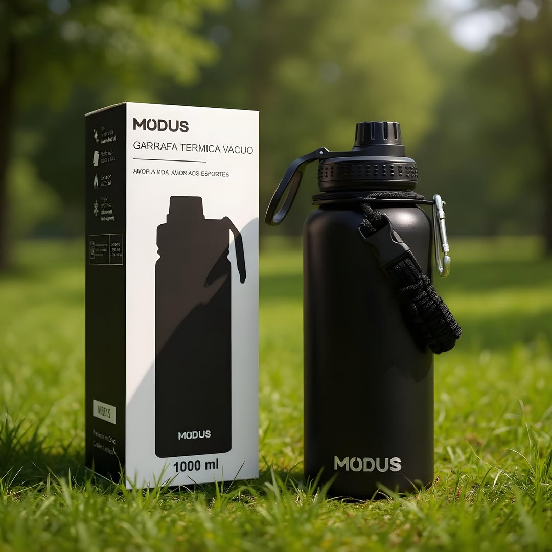 Garrafa t&eacute;rmica da marca MODUS