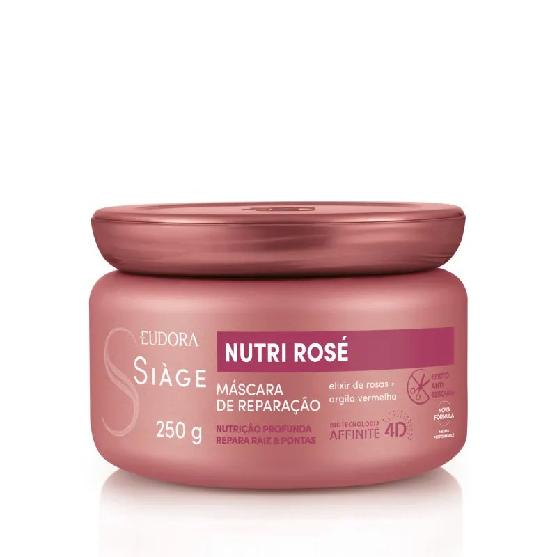 Máscara Capilar Siàge Nutri Rosé da Eudora