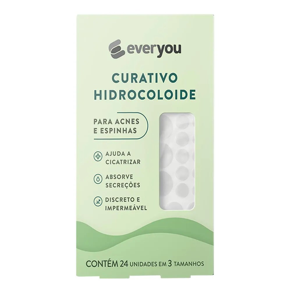 Imagem mostra adesivo secativo para espinhas, de Everyou.
