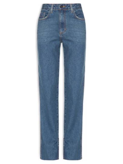 Cal&ccedil;a jeans reta