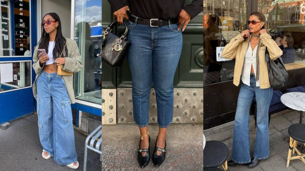 Todas as modelagens de calças jeans para apostar já: um guia completo