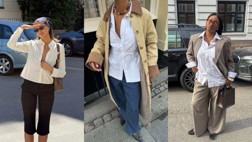 Camisa branca no escritório: 14 looks práticos e estilosos para o dia a dia