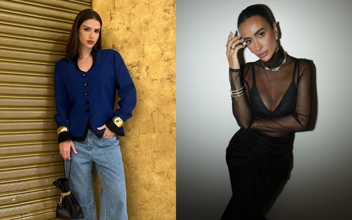 Looks estilosos das influenciadoras com acess&oacute;rios