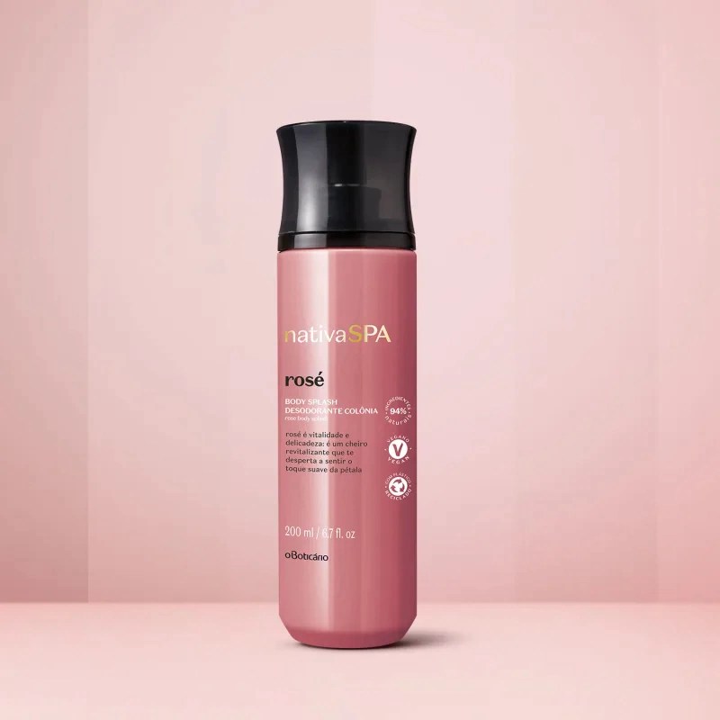 Body splash Rosé, da Nativa Spa
