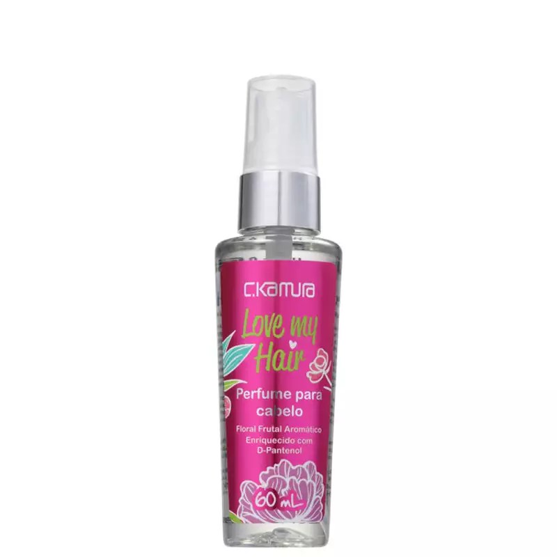 Perfume para cabelo da C. Kamura, cheiroso e baratinho.