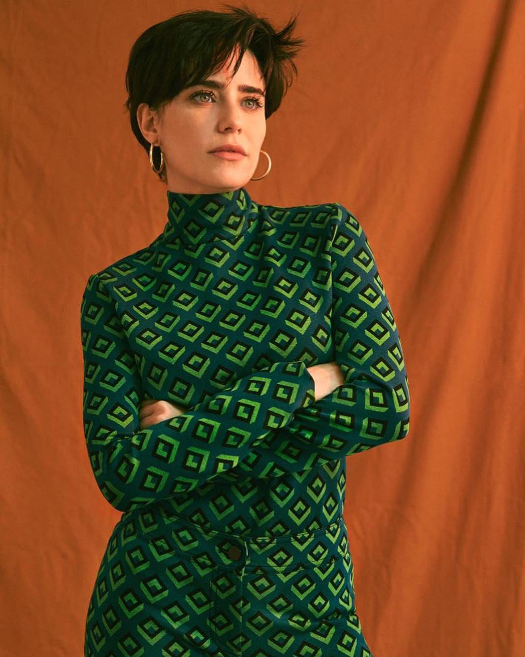 Imagem de novo visual de Fernanda Vasconcellos.