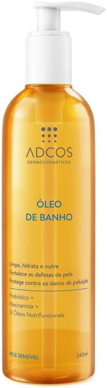 Embalagem de sabonete em óleo da Adcos. Ela é amarela.