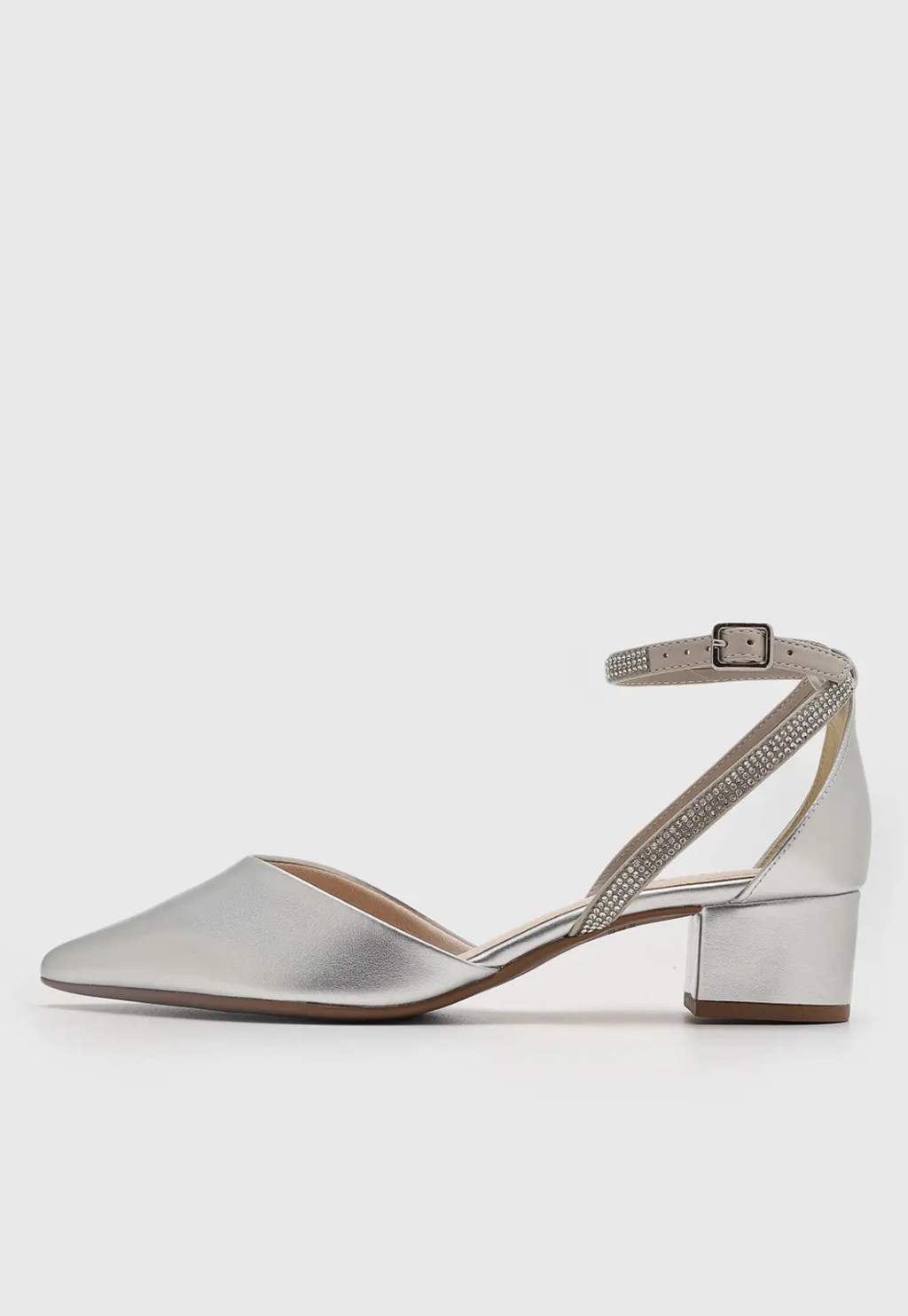 Scarpin prateado