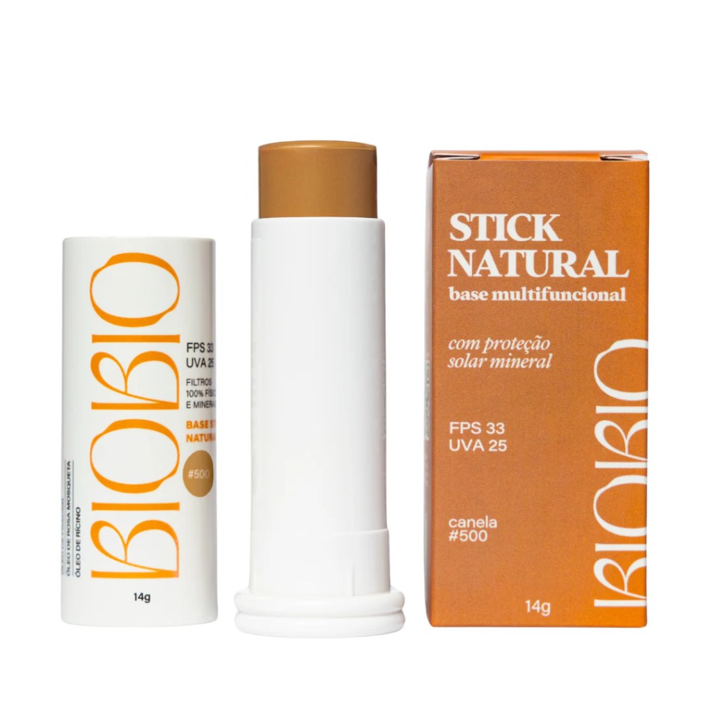 Imagem de protetor solar com cor em bast&atilde;o, de BioBio.