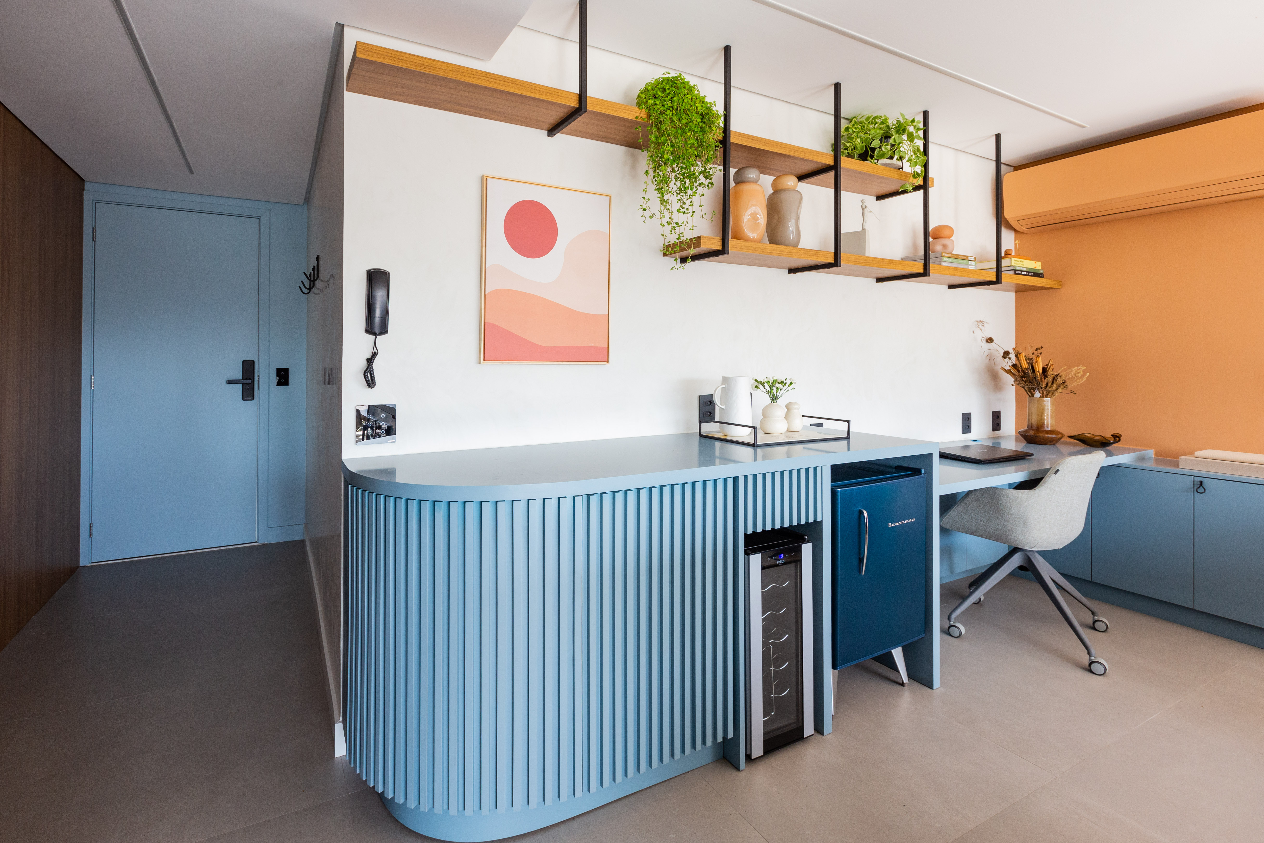 Cores vivas trazem otimismo e energia para os ambientes.