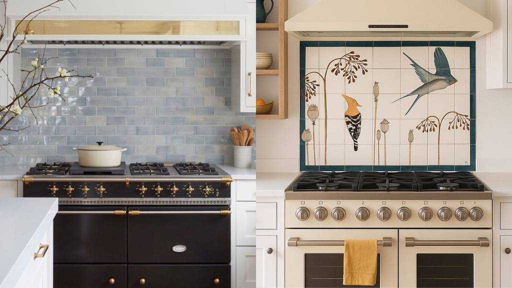 6 ideias de azulejo atrás do fogão que deixam a cozinha charmosa