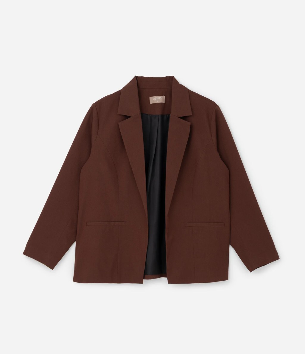 Foto de um blazer marrom
