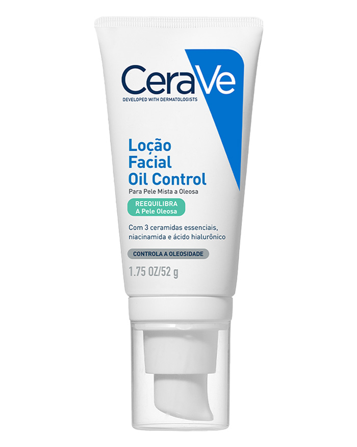 CeraVe Oil Control: lo&ccedil;&atilde;o facial que controla a oleosidade e fortalece a barreira da pele