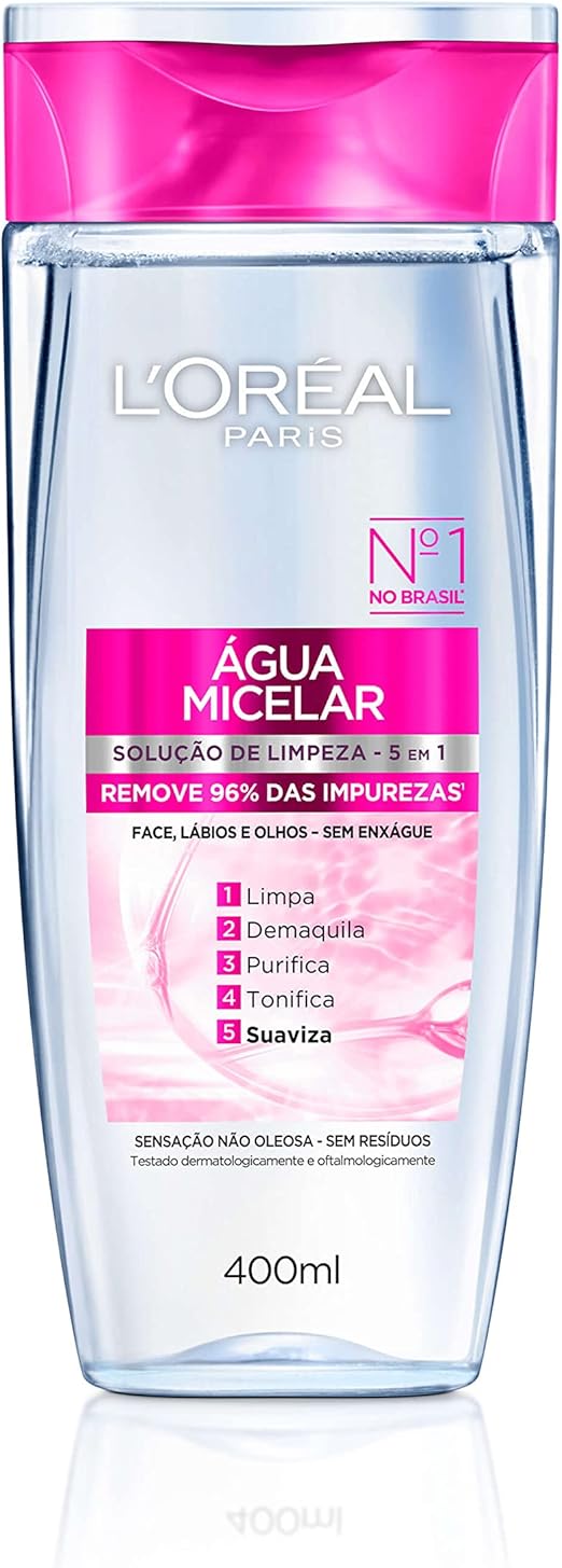 Água micelar demaquilante loreal