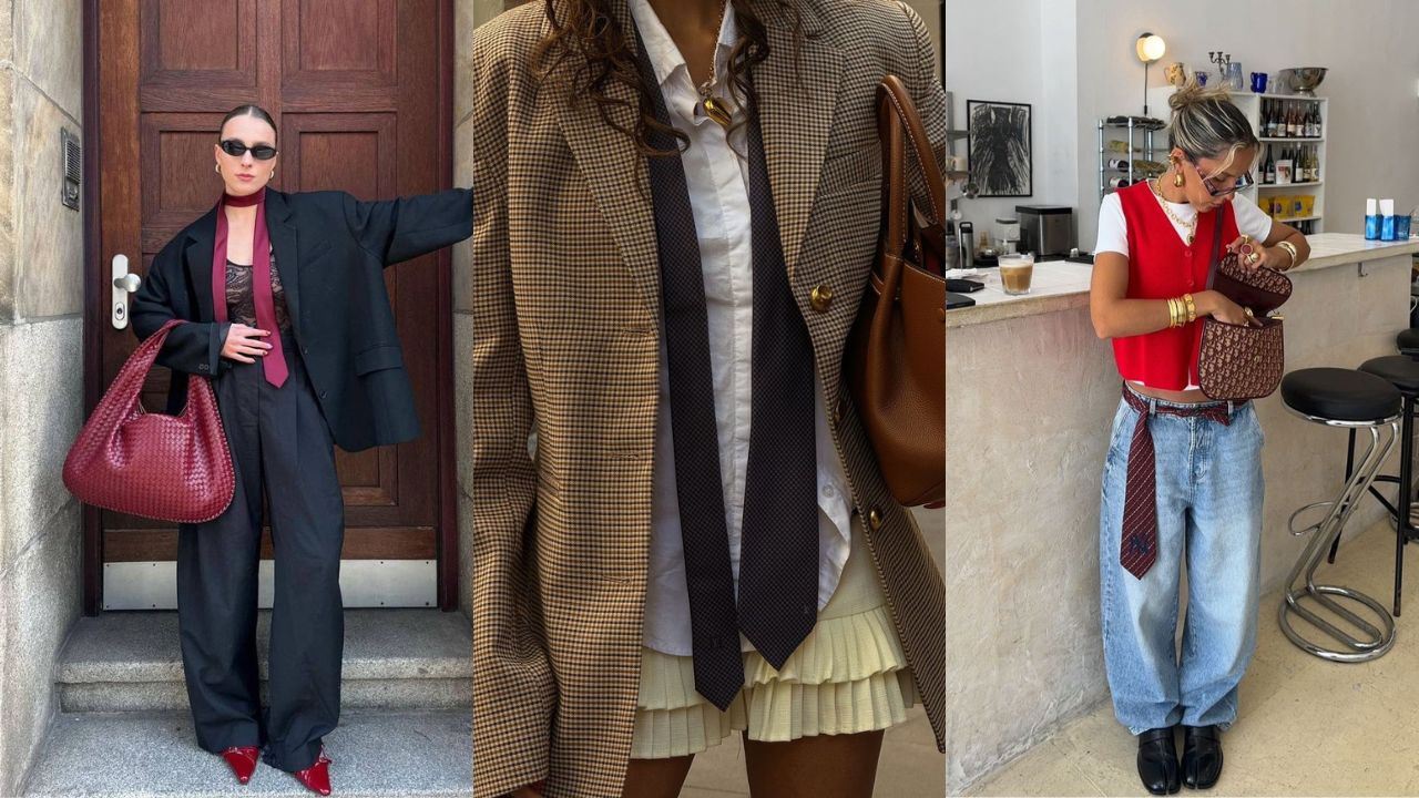 Gravata como acessório: 8 ideias fashionistas para incluir no seu look