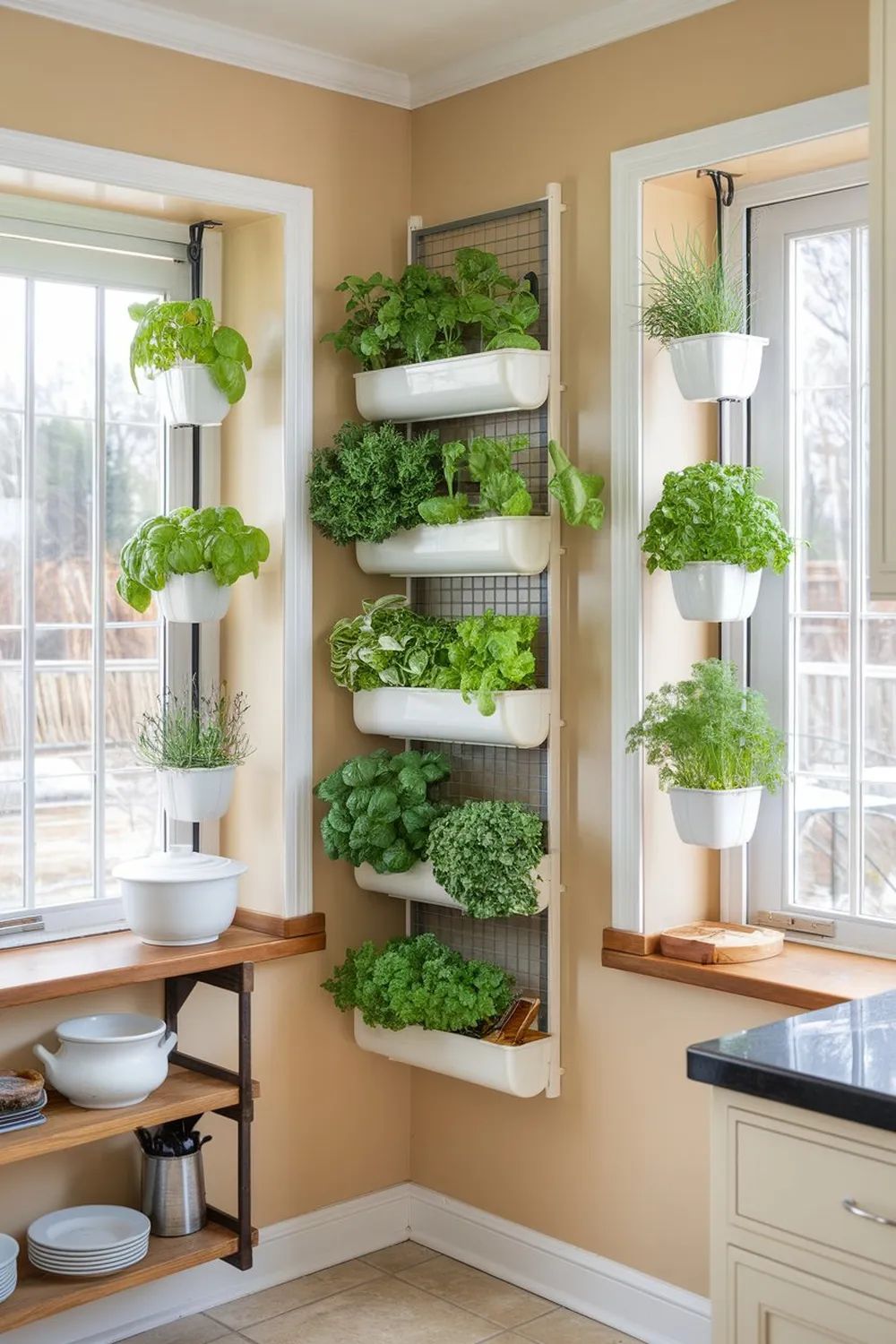 Como fazer uma horta vertical na cozinha