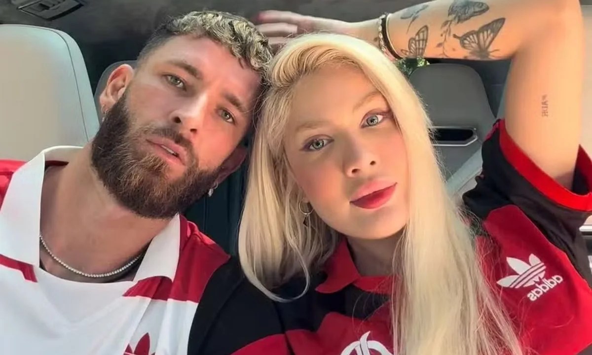 Foto de Karoline Lima e Léo Pereira