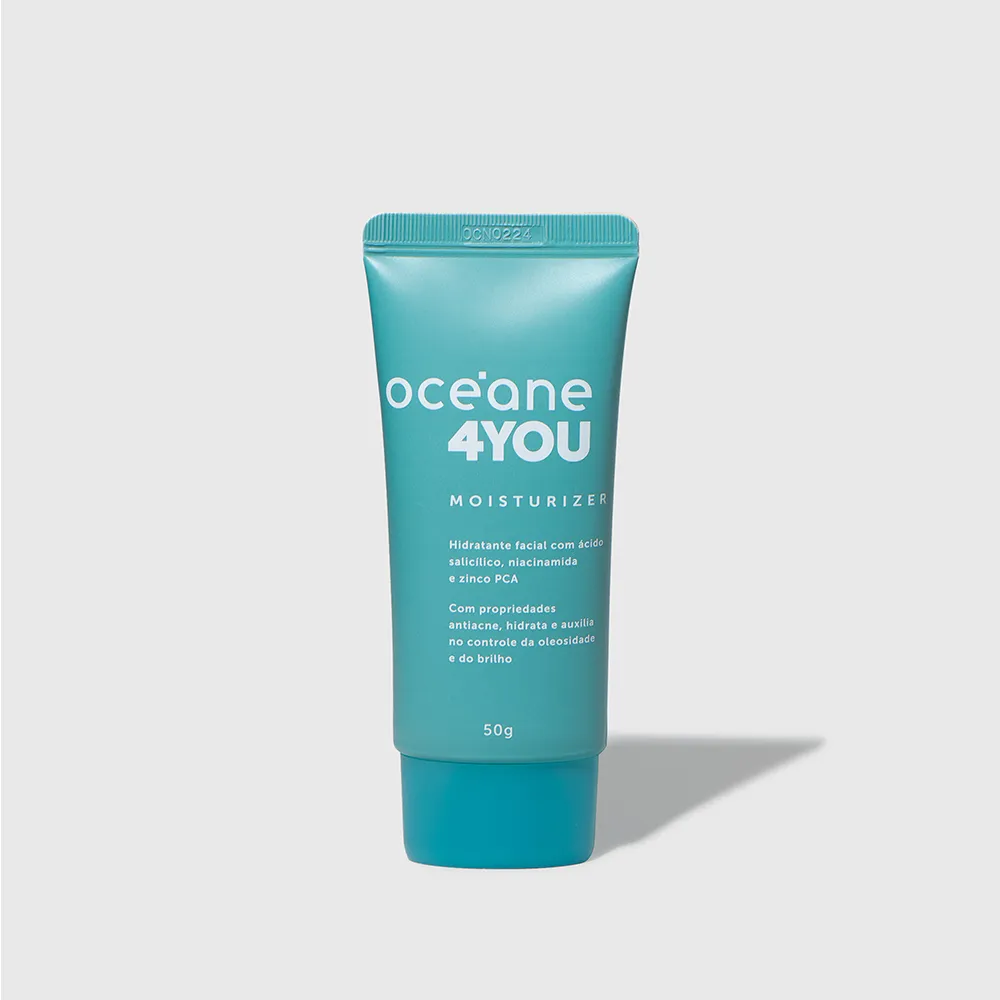 Oc&eacute;ane 4You Moisturizer: hidrata&ccedil;&atilde;o leve com niacinamida e &aacute;cido salic&iacute;lico