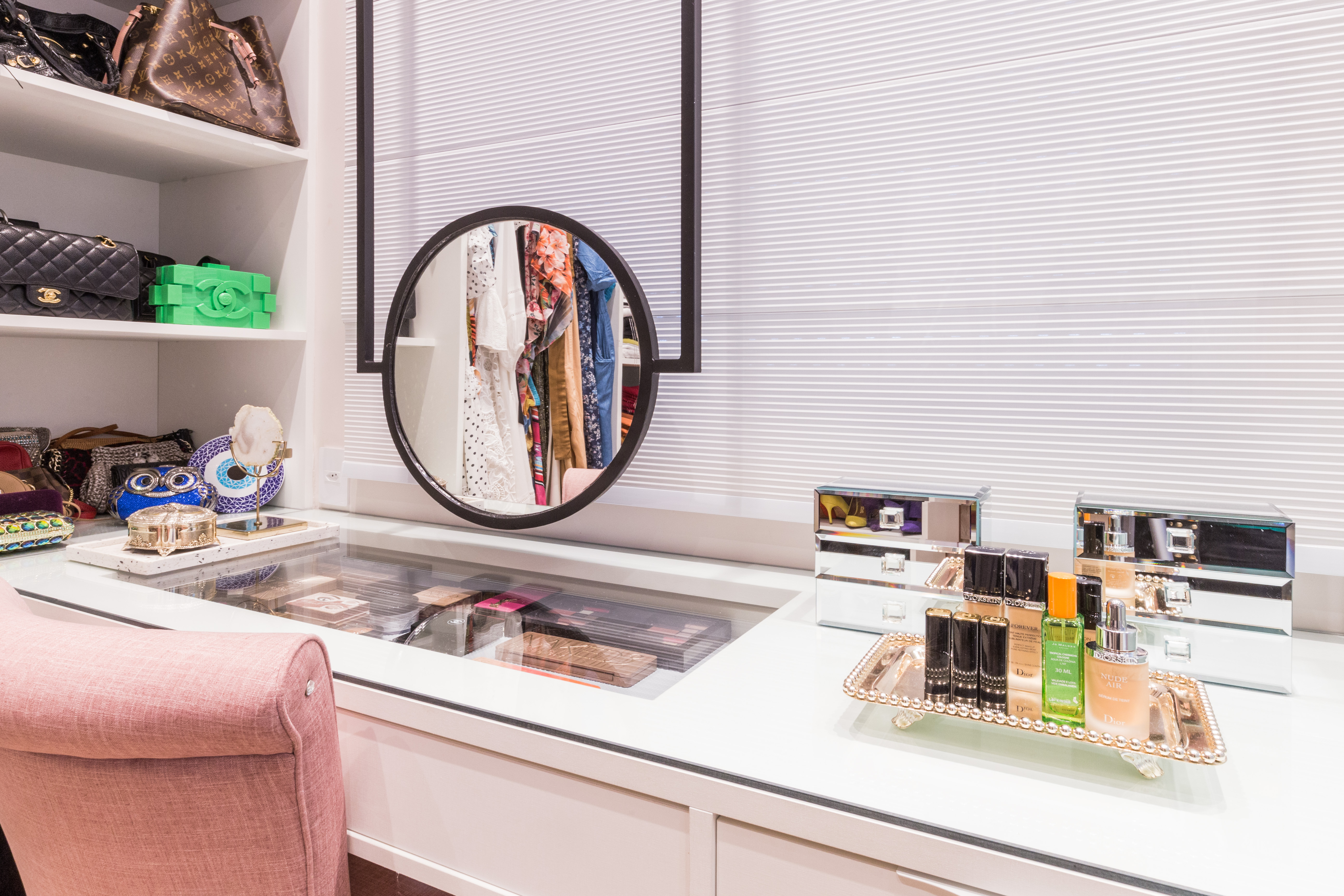 Projetos de decora&ccedil;&atilde;o com penteadeira para se inspirar