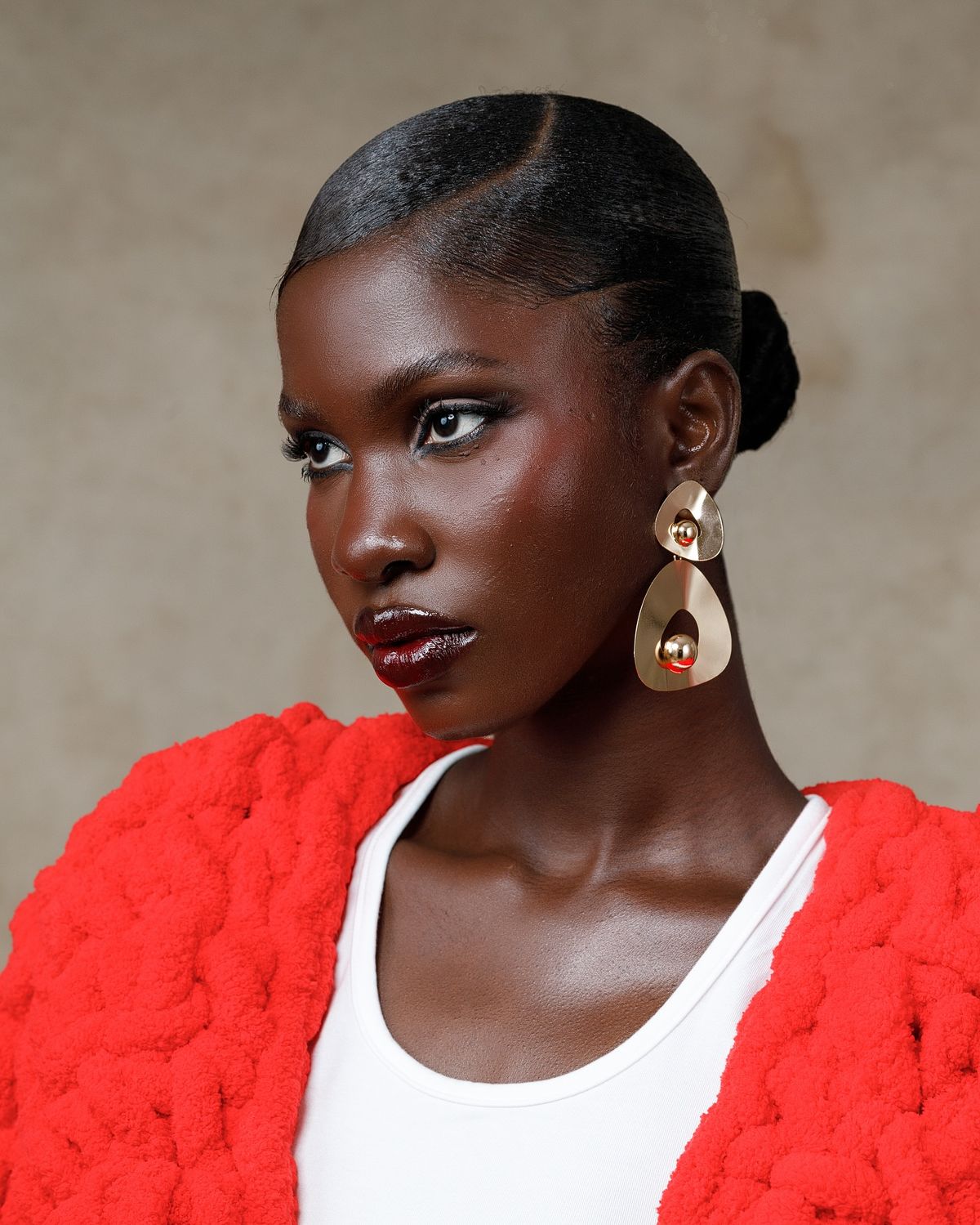 Inspira&ccedil;&atilde;o de coque polido elegante para festival.