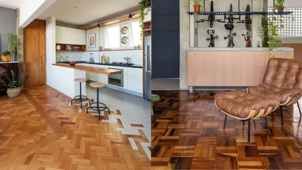 Piso de taco quebrado? Arquiteta revela o segredo para restaurar da maneira correta