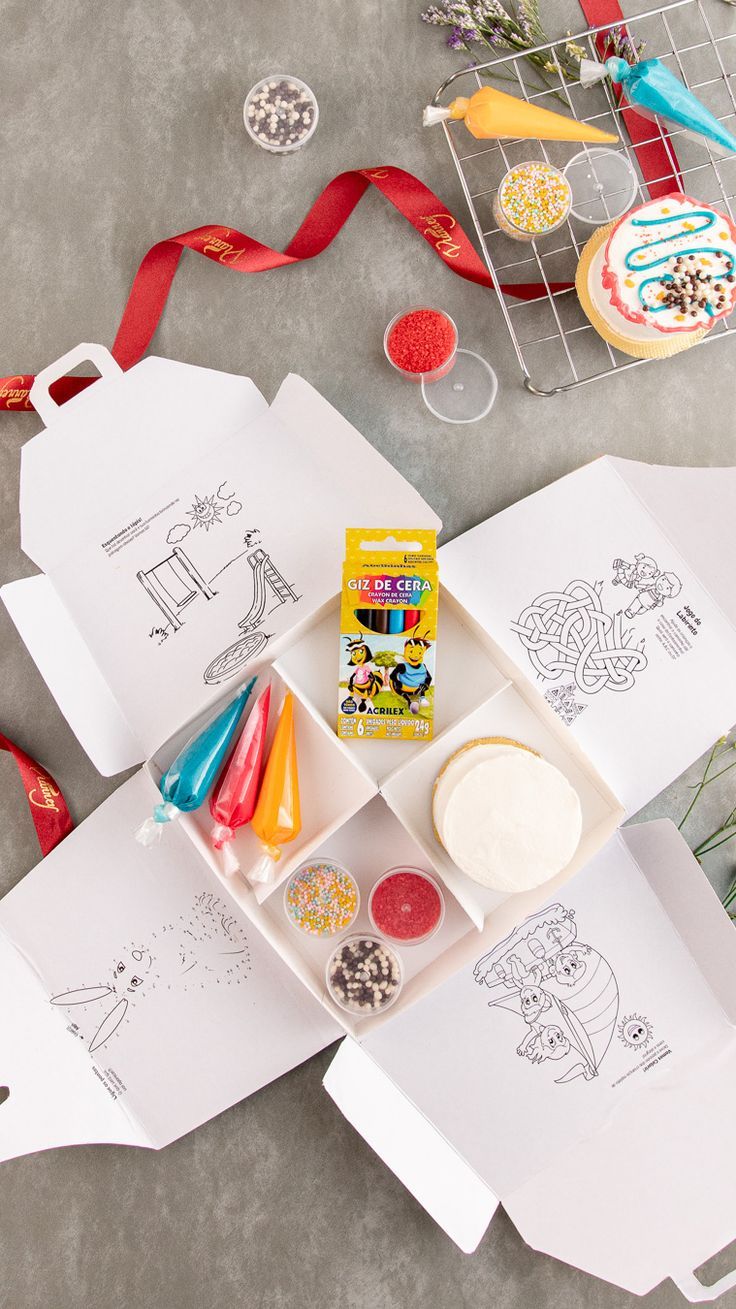 Imagem de caixa de culin&aacute;ria para crian&ccedil;as.