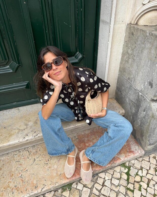 Sapato de palinha combina frescor e estilo para a primavera/ver&atilde;o 2025