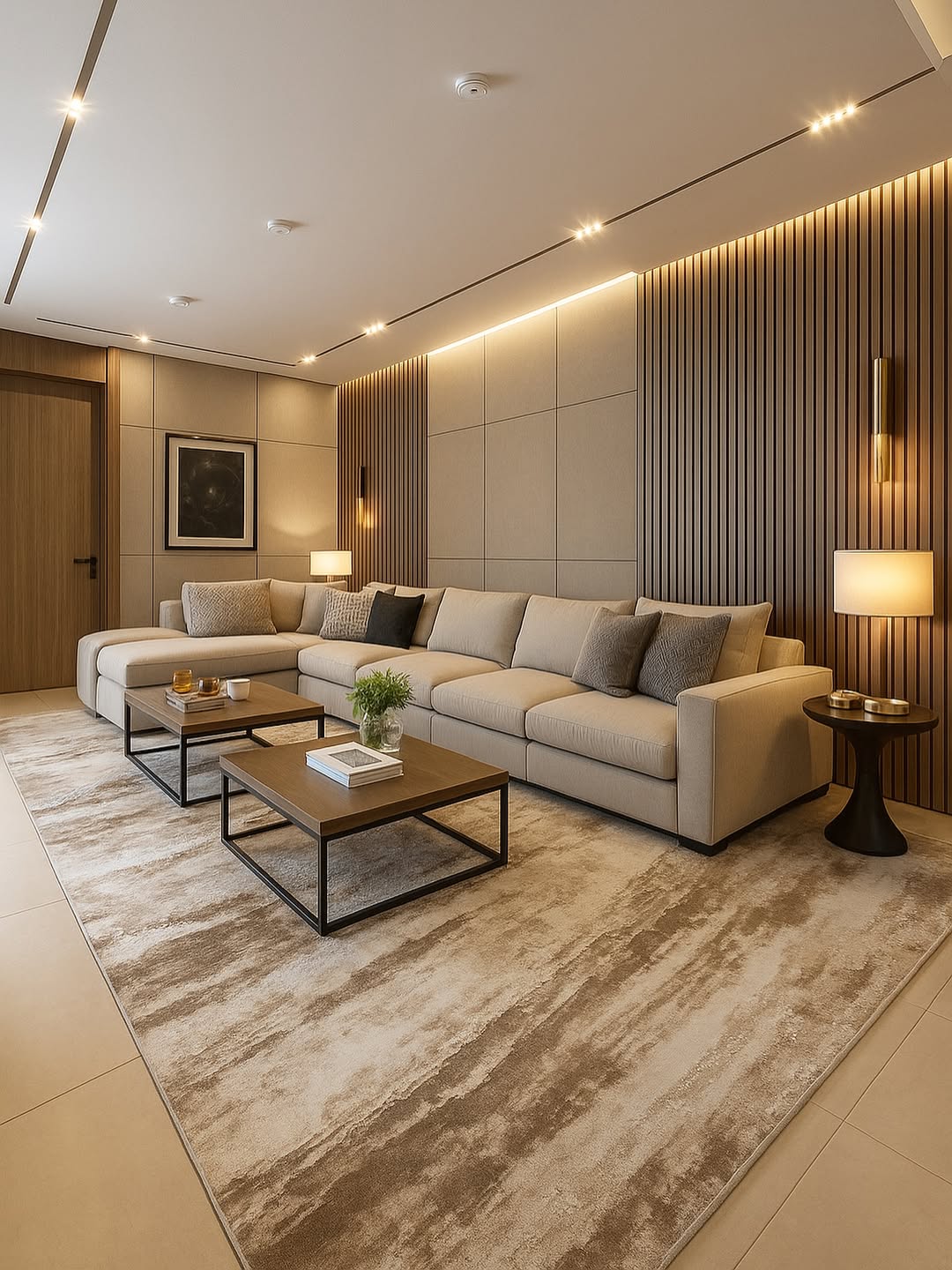 Tapetes com padr&otilde;es geom&eacute;tricos trazem modernidade e movimento.