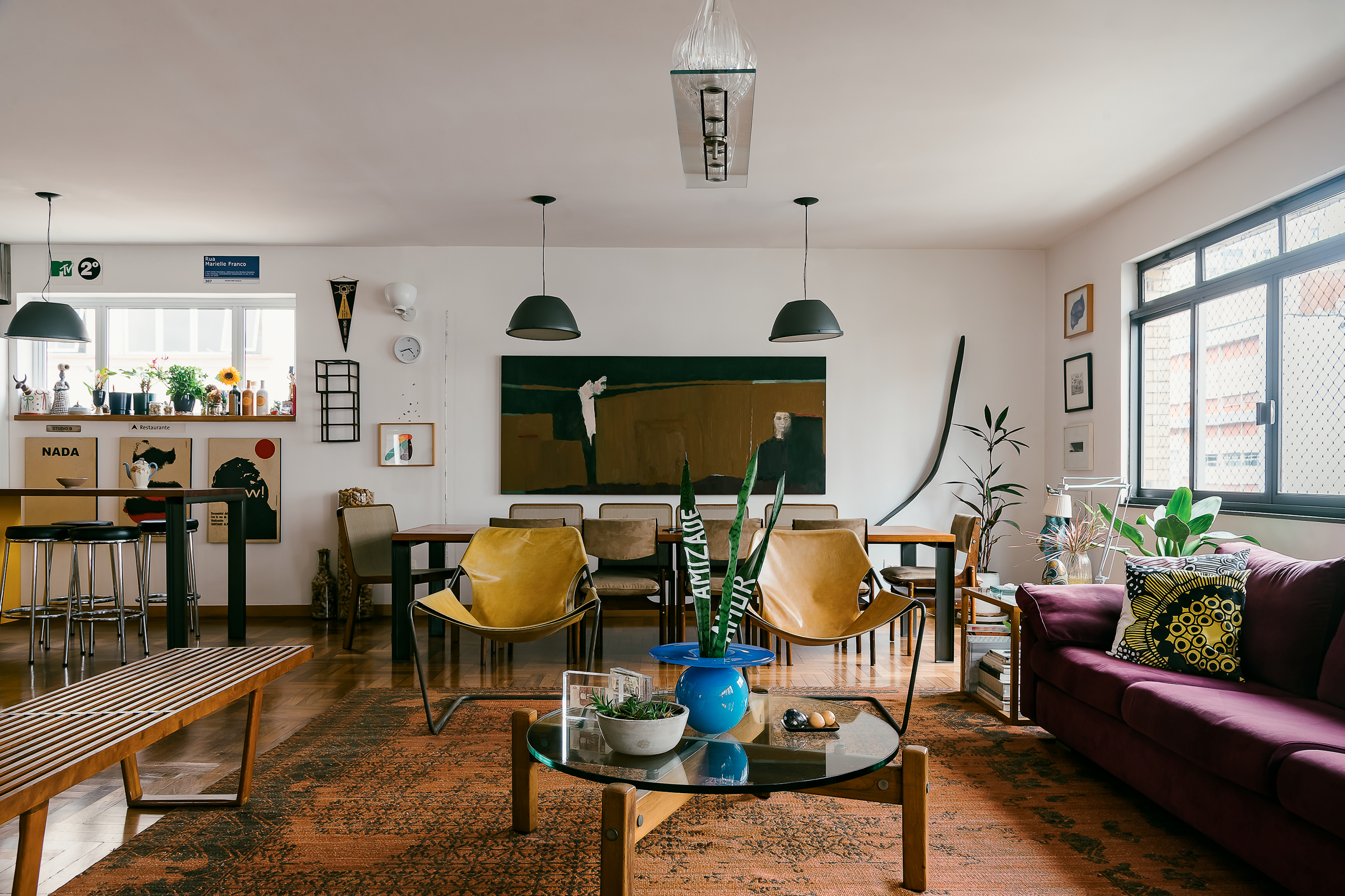 A decora&ccedil;&atilde;o do apartamento de Marina Person em S&atilde;o Paulo