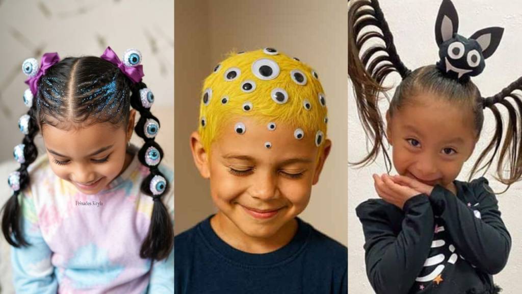 Cabelo maluco de Halloween: 9 ideias criativas para as crianças arrasarem na data