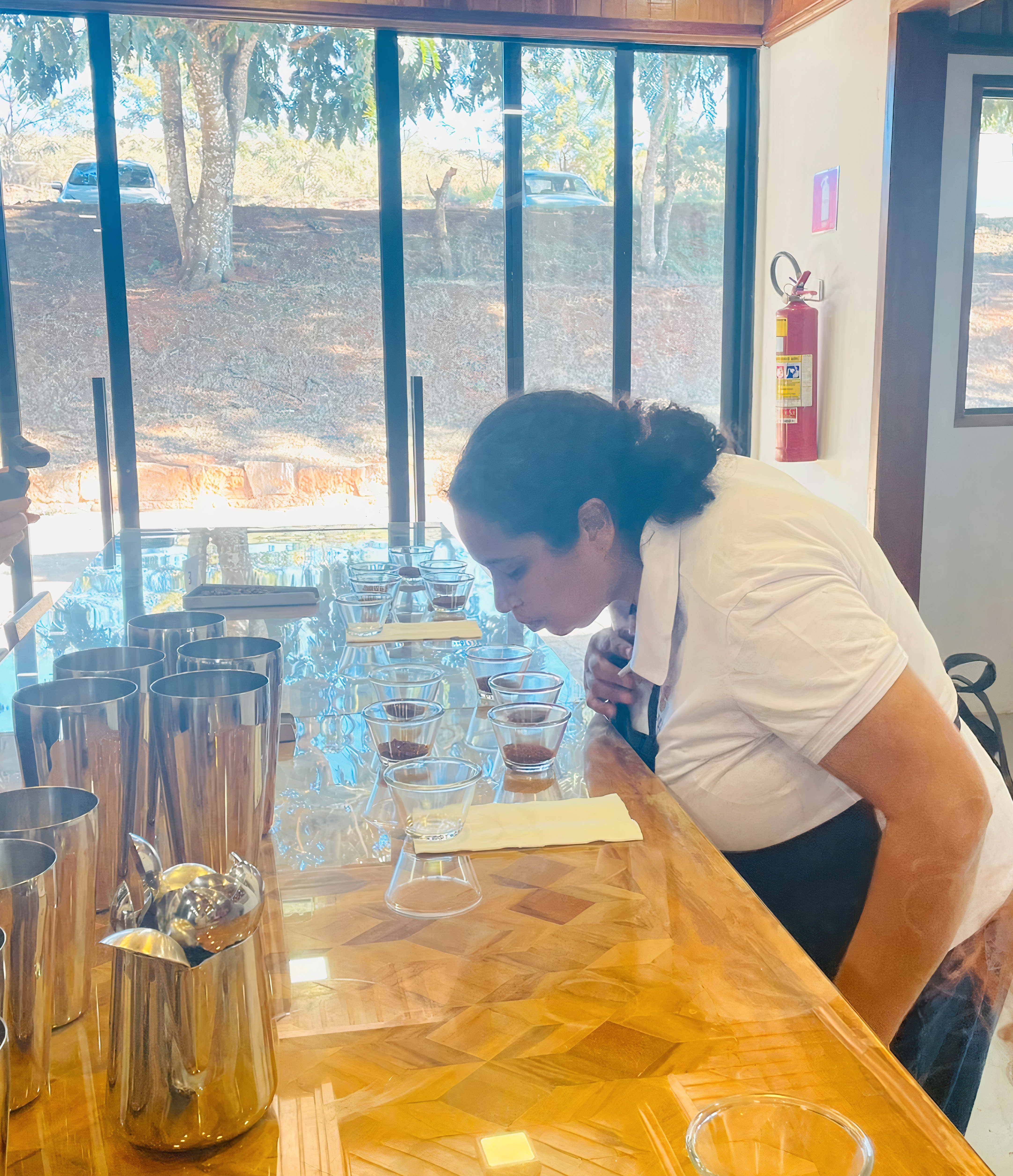 Claudete Vieira &eacute; especialista de caf&eacute; na Orfeu Caf&eacute;s Especiais