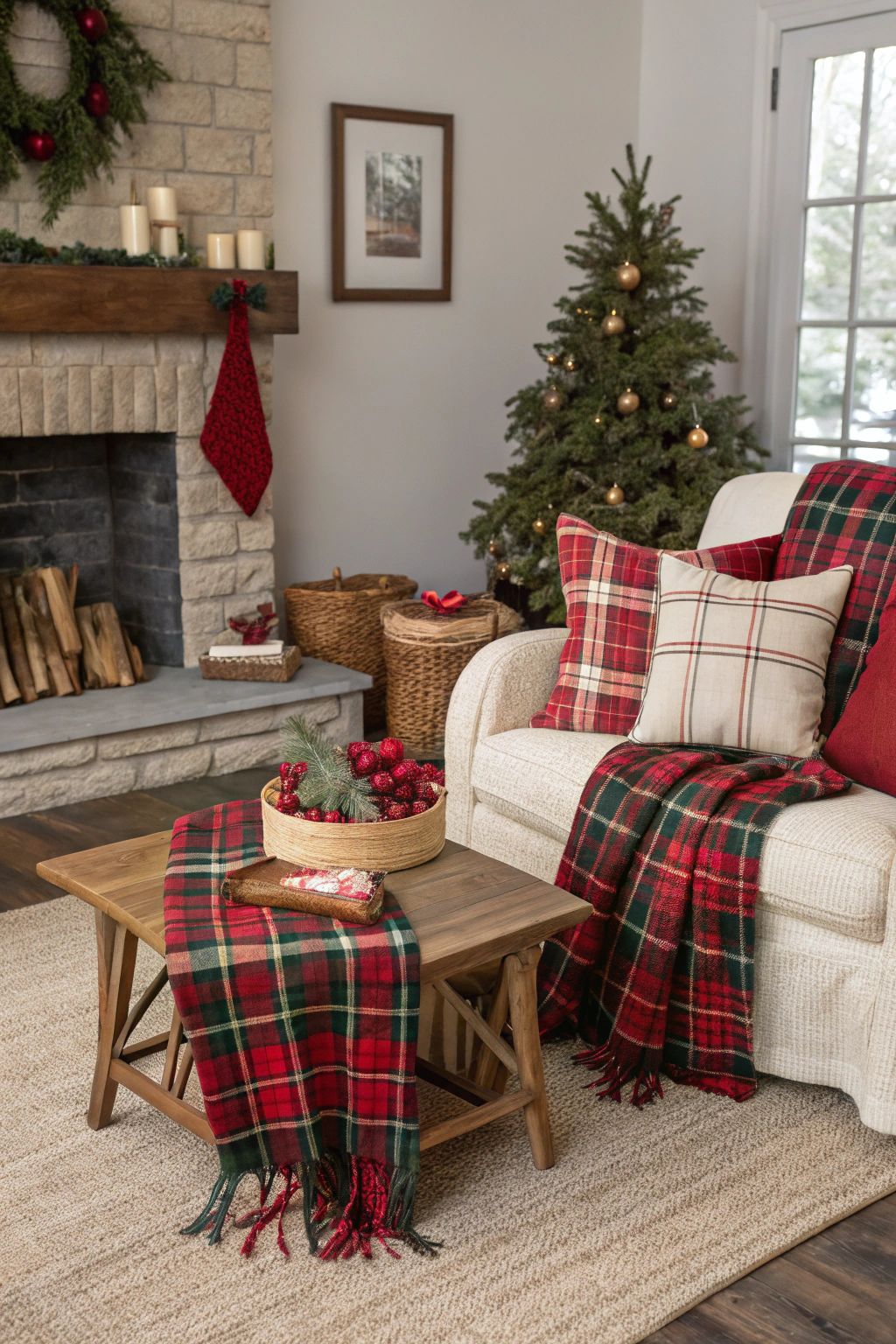 Decora&ccedil;&atilde;o natalina xadrez